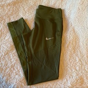 Nike olive running pants